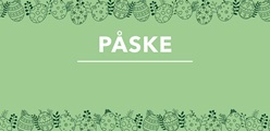 Bestillingsfrister ifm. Påsken 2026